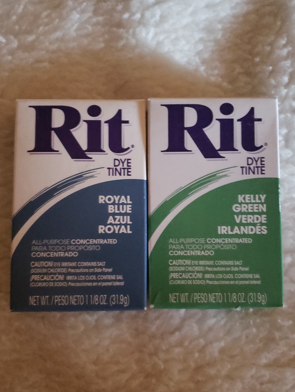 Rit Fabric Dye Boxes